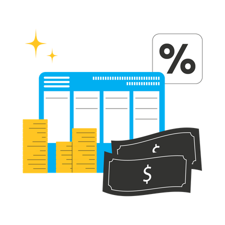 Libreta de ahorros bancaria  Ilustración