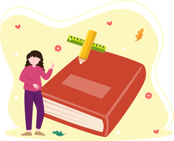 Libro de lectura  Ilustración