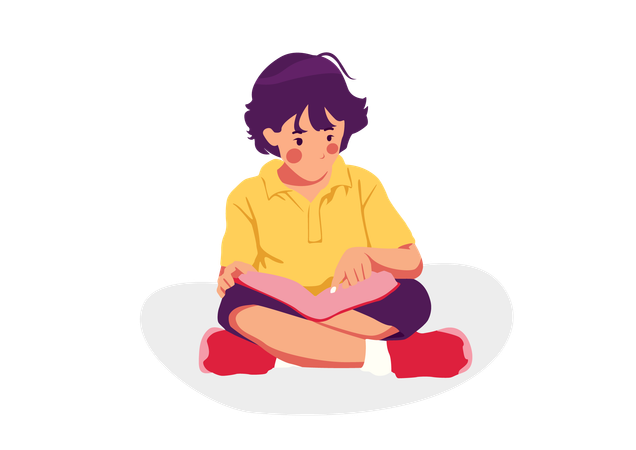 Libro de lectura para niños  Ilustración