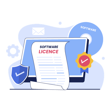 Licence de logiciel  Illustration