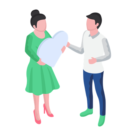 Liebe Diskussion  Illustration