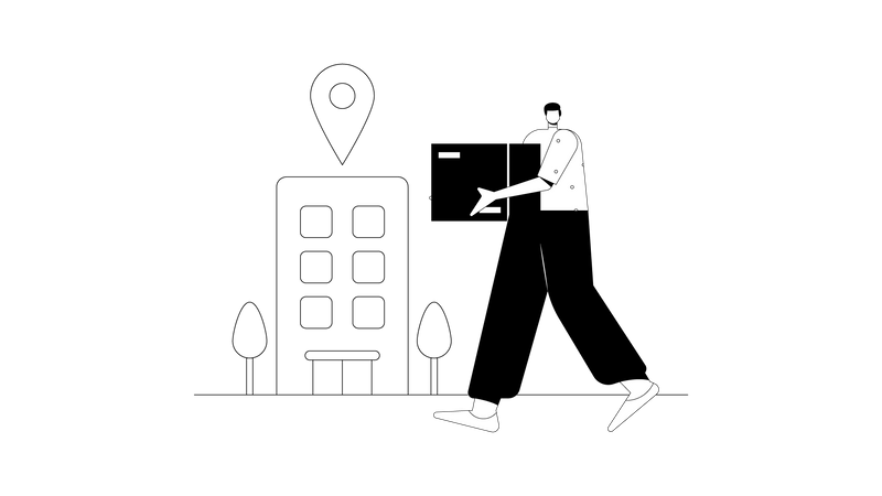 Lieferadresse  Illustration