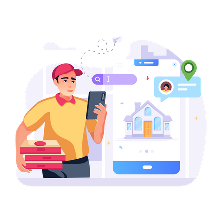 Lieferadresse  Illustration