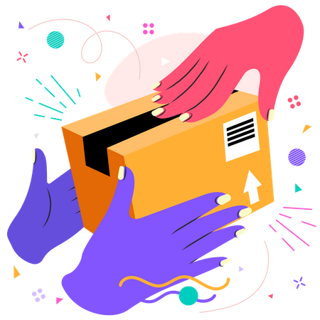 Lieferbox  Illustration