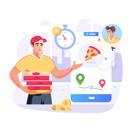 Lieferzeit  Illustration