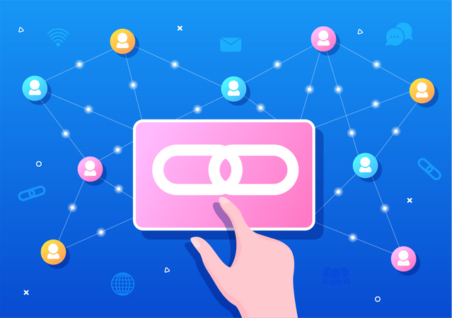 Lien vers un moteur de recherche  Illustration