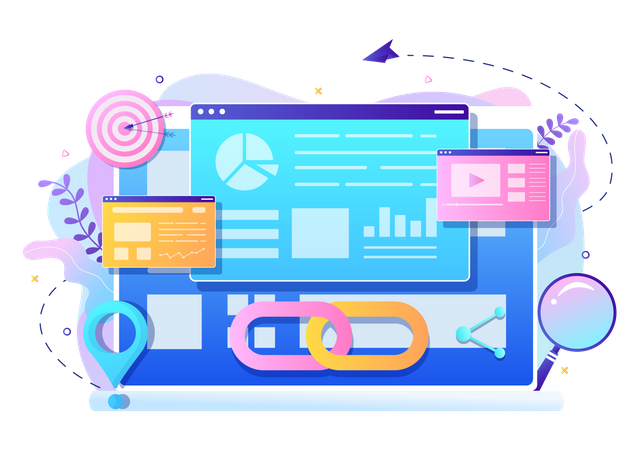 Lier la fonctionnalité de localisation au site Web  Illustration