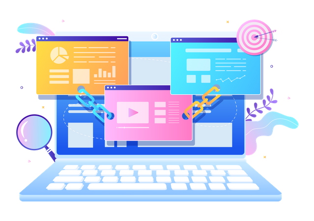 Lier le backend du site Web  Illustration
