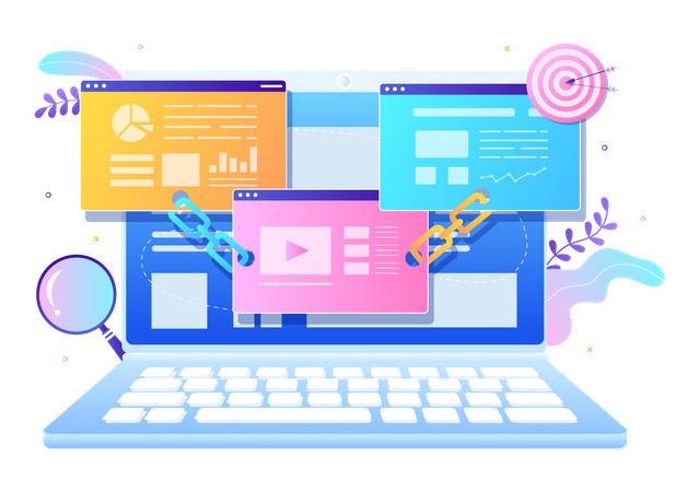 Lier le backend du site Web  Illustration