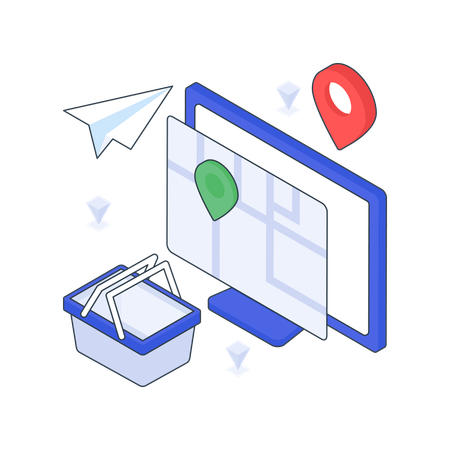 Emplacement commercial  Illustration