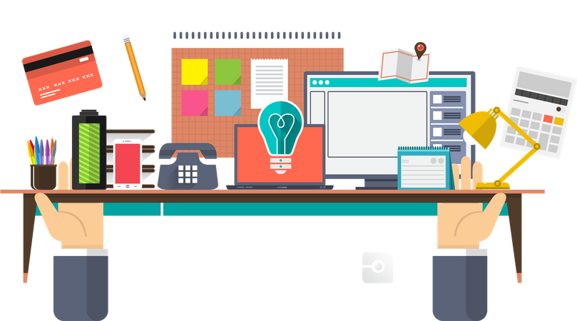 Lieu de travail  Illustration