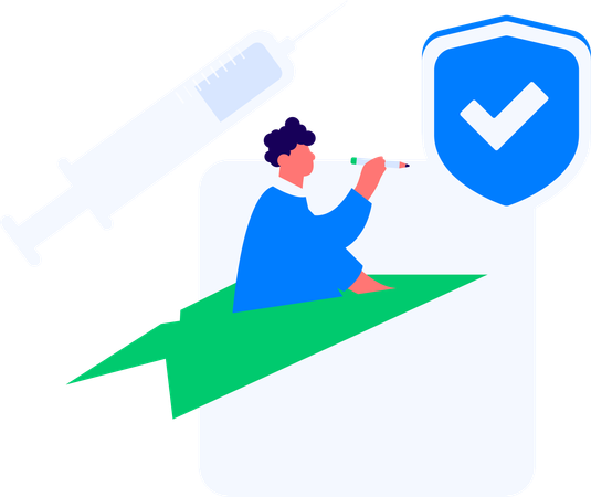 生命保険  イラスト