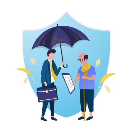 Illustration About Type Of Insurance Agent Concept Illustration