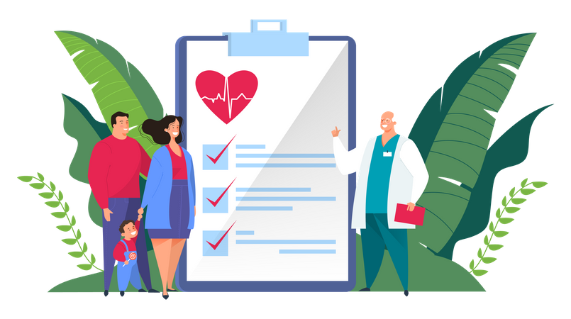 Life insurance policy  Illustration