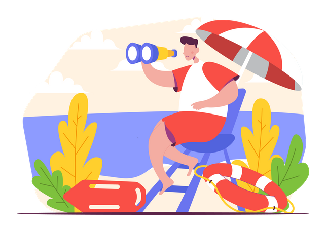 Lifeguard  Illustration