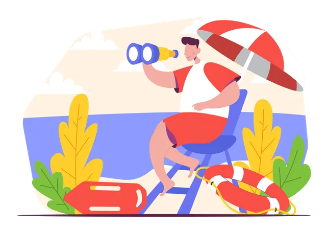 Lifeguard  Illustration