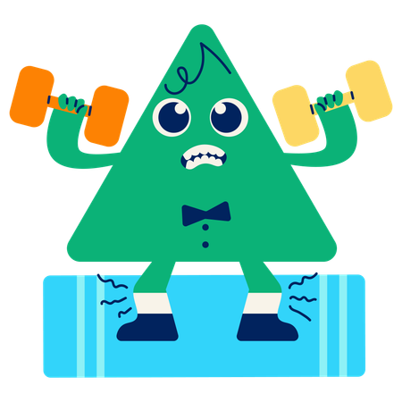 Light Dumbbell Curl  Illustration