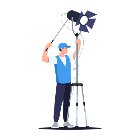 Lightning technician  Illustration