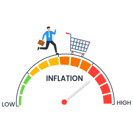 L'inflation provoque une hausse des prix des produits alimentaires  Illustration