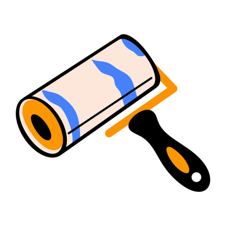 Lint Roller  Illustration