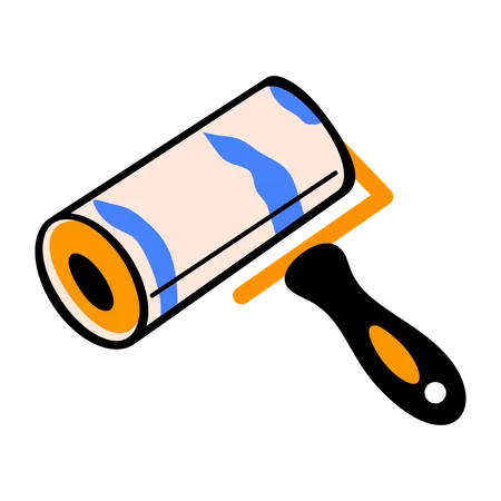 Lint Roller  Illustration