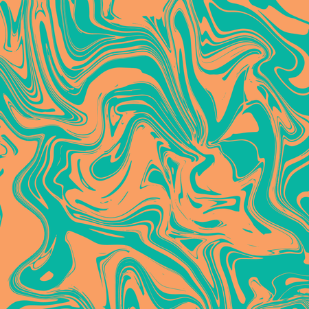 Liquid marble texture design, colorful marbling surface, vibrant abstract paint design  Illustration