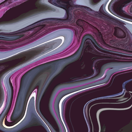 Liquid marble texture design, colorful marbling surface, vibrant abstract paint design  Illustration