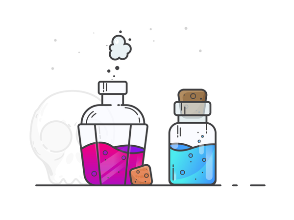Liquides chimiques  Illustration
