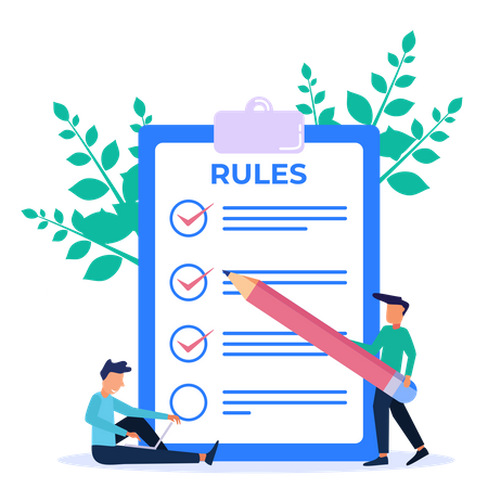 List of rules  Illustration