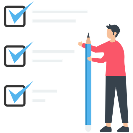 Lista de controle  Ilustração