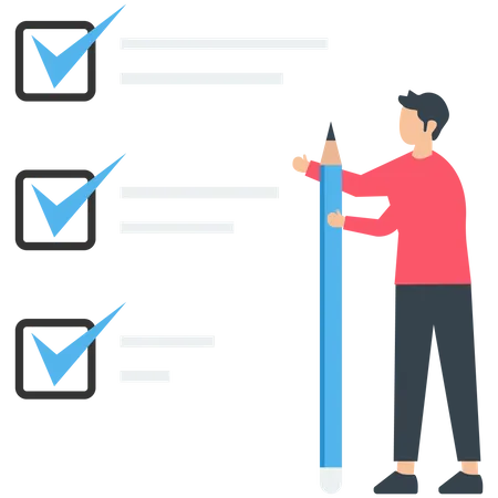 Lista de controle  Ilustração