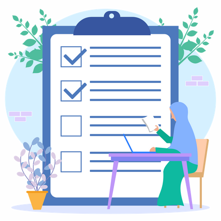 Lista de Verificación  Ilustración