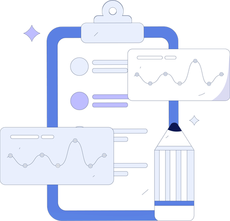 Lista de verificación de inicio  Ilustración