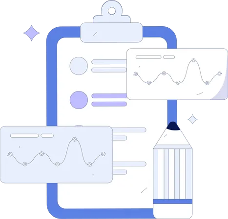 Lista de verificación de inicio  Ilustración