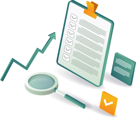 Lista de verificación del plan de desarrollo empresarial  Ilustración