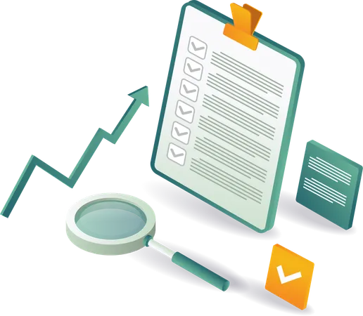 Lista de verificación del plan de desarrollo empresarial  Ilustración