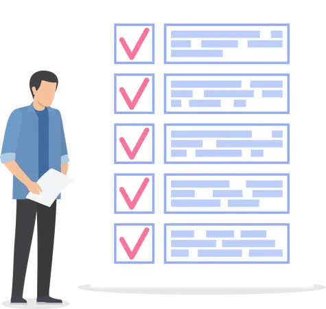 Gestion de la liste de contrôle  Illustration