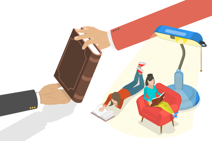 Literature Exchange  일러스트레이션