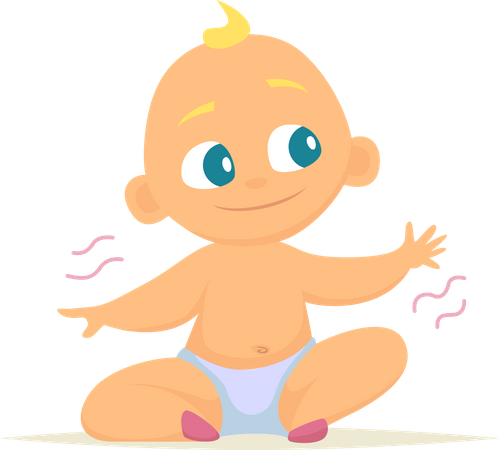 Little baby  Illustration