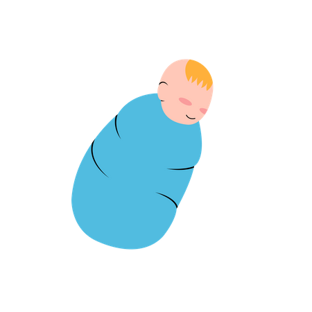 Little Baby boy  Illustration
