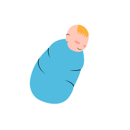 Little Baby boy  イラスト