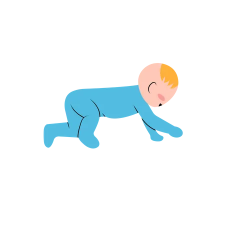 Baby Boy Character Illustration