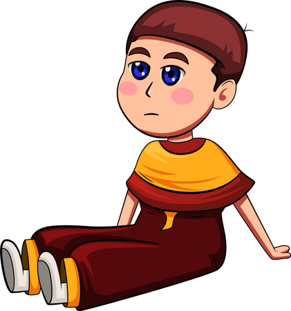 Little Boy Character  Illustration