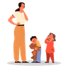 child rearing illustration