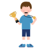 champion boy illustration free download