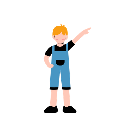 Little boy  Illustration