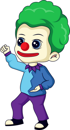 Little Circus Joker  Illustration