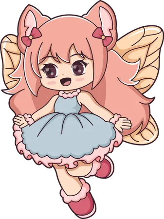 Little Fairy Character  Illustration