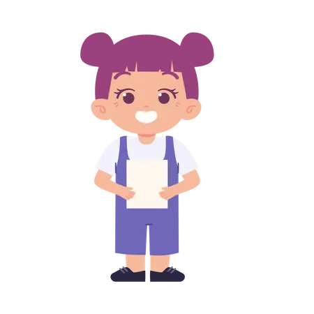 Girl Kids Illustration Illustration