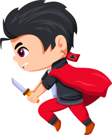 Little Superhero  Illustration